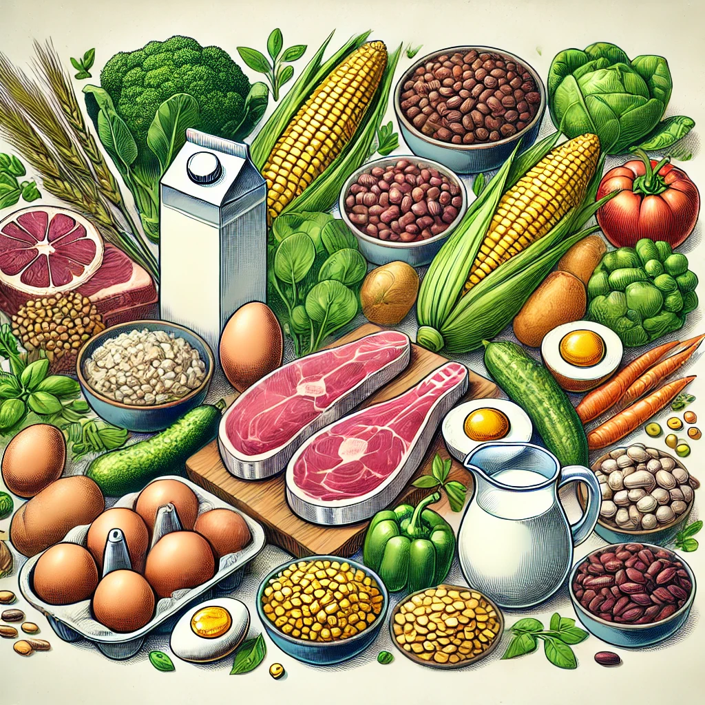 Alimentos ricos em proteínas