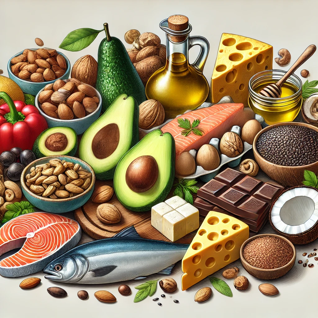 Alimentos ricos em gorduras